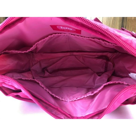Lug Hula Hoop Diaper Bag Pink Messenger Cross Body - Picture 6 of 7
